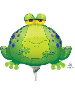 14" Big Bull Frog Inflated with Cup & Stick