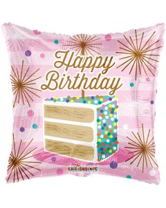 18" Birthday Cake & Starbursts