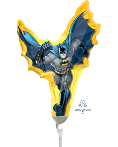 14" Batman Shape Inflated with Cup & Stick