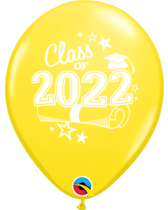 11" Class of 2022 Yellow 50ct
