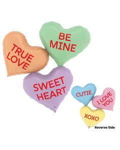 37" Conversation Heart Messages