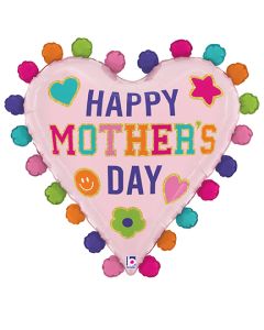 27" Mother's Day Heart Patches