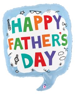 23" Father's Day Speech Bubble