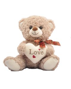 10" Soft & Cuddly Love Bear