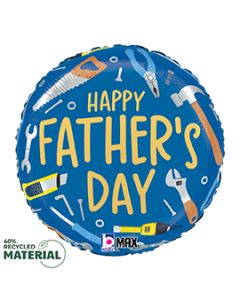 18" Happy Father's Day Tools  Pkg