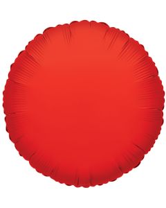 9" Red Round