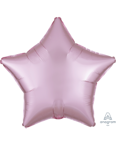 18" Satin Luxe Pastel Pink Star