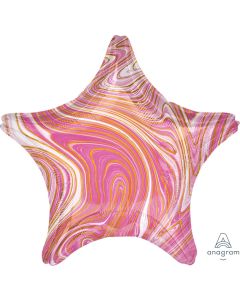 19" Pink Marblez Star