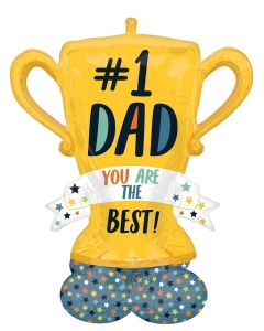 43" Airloonz Best Dad Trophy