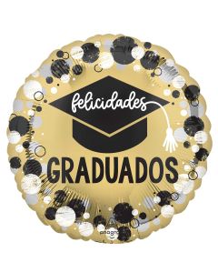 18" Felicidades Grad Circles & Dots  Pkg