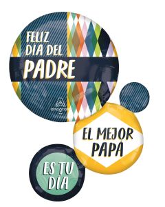 28" Feliz Dia Del Padre Retro