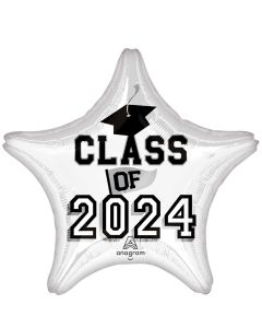 18" Class of 2024 - White