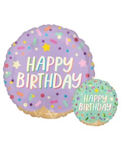 18" Ice Cream Party Birthday Pkg