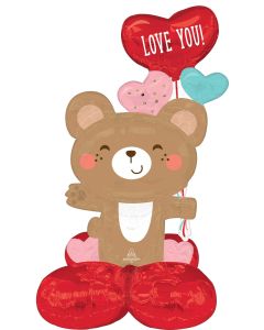35" Love You Bear Hug Airloonz Junior