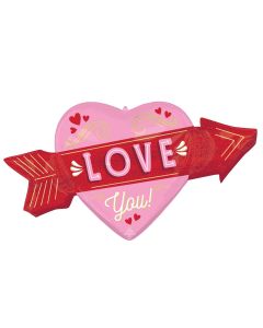 42" Retro Love Arrow