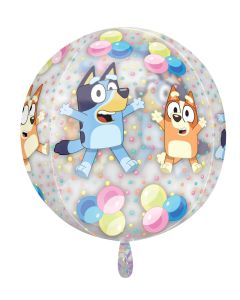 16" Bluey and Bingo Clear Orbz