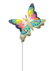 14" Satin Vibrant Flutters Butterfly