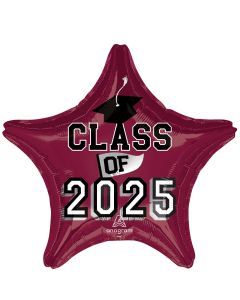 18" Class of 2025 - Burgundy