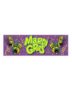 63" Mardi Gras Banner