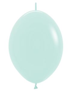 12" Pastel Matte Green Link-o-Loon 50ct