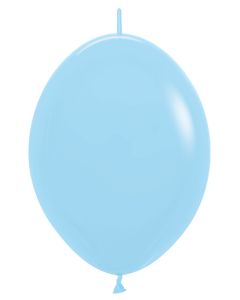 12" Pastel Matte Blue Link-o-Loon 50ct