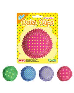 4 3/4" Dot Cake Cups Assortment 48ct