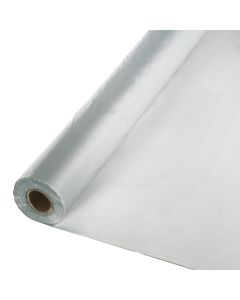 Metallic Silver Table Roll 40"