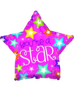 9" You're A Star! Inflated With Cup & Stick