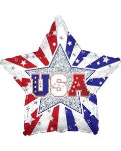 9" USA Stars & Stripes