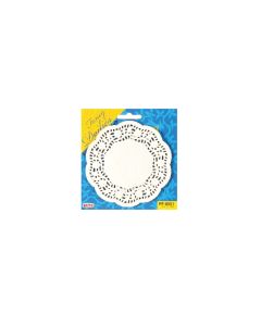 4" White Round Doilies 60ct