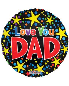 18" Love Dad Fireworks