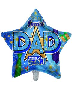 18" Dad, You're A Star Pkg