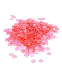 7/8" Pink Plastic Chips 250ct